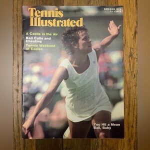 Vintage Tennis Illustrated Magazine December 1974